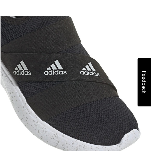 Adidas puremotion adapte Black and White Slip-On Sneakers size 7 women - Picture 7 of 14